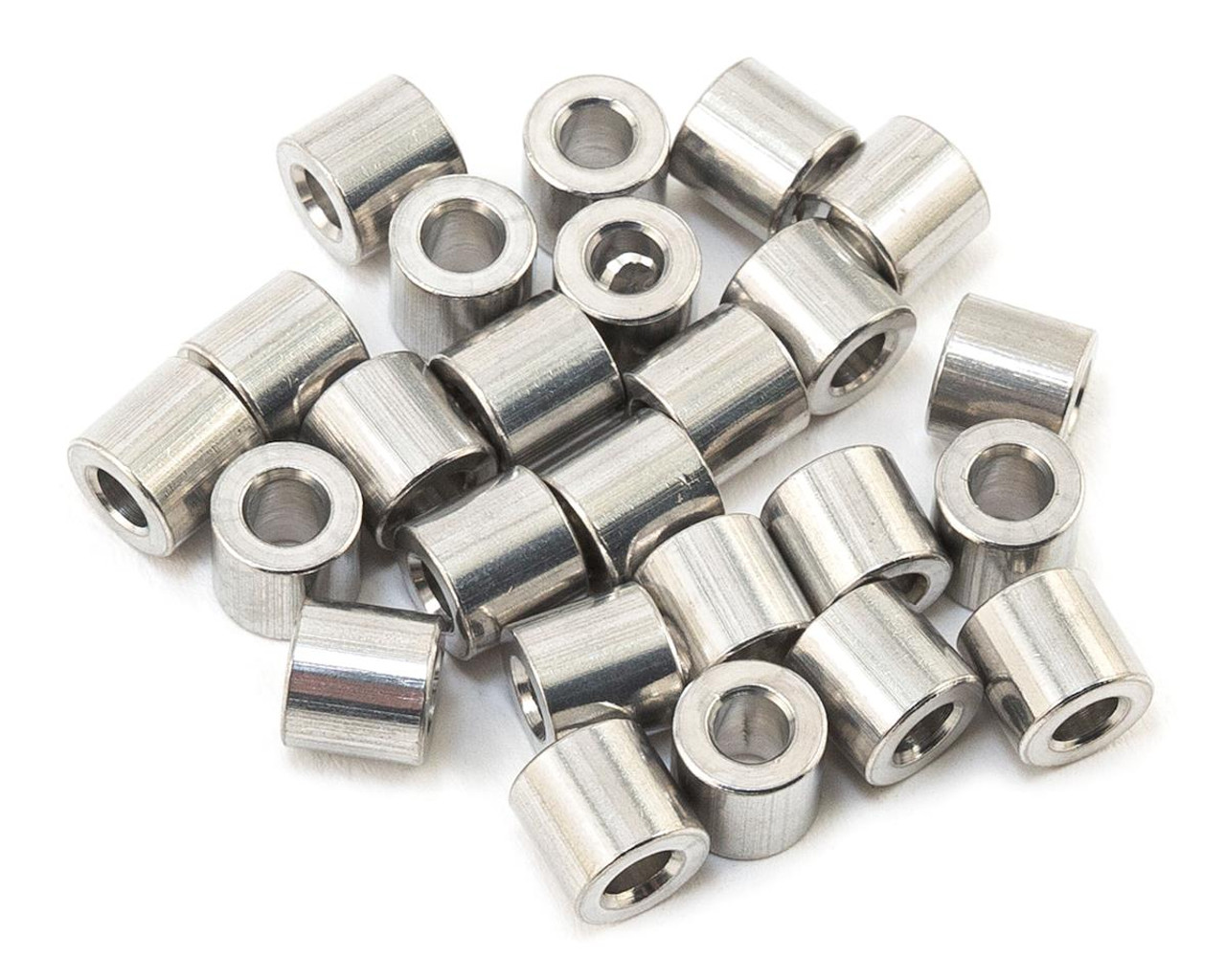 KNK 3mm x 6mm Aluminum Spacers Natural (25pcs)