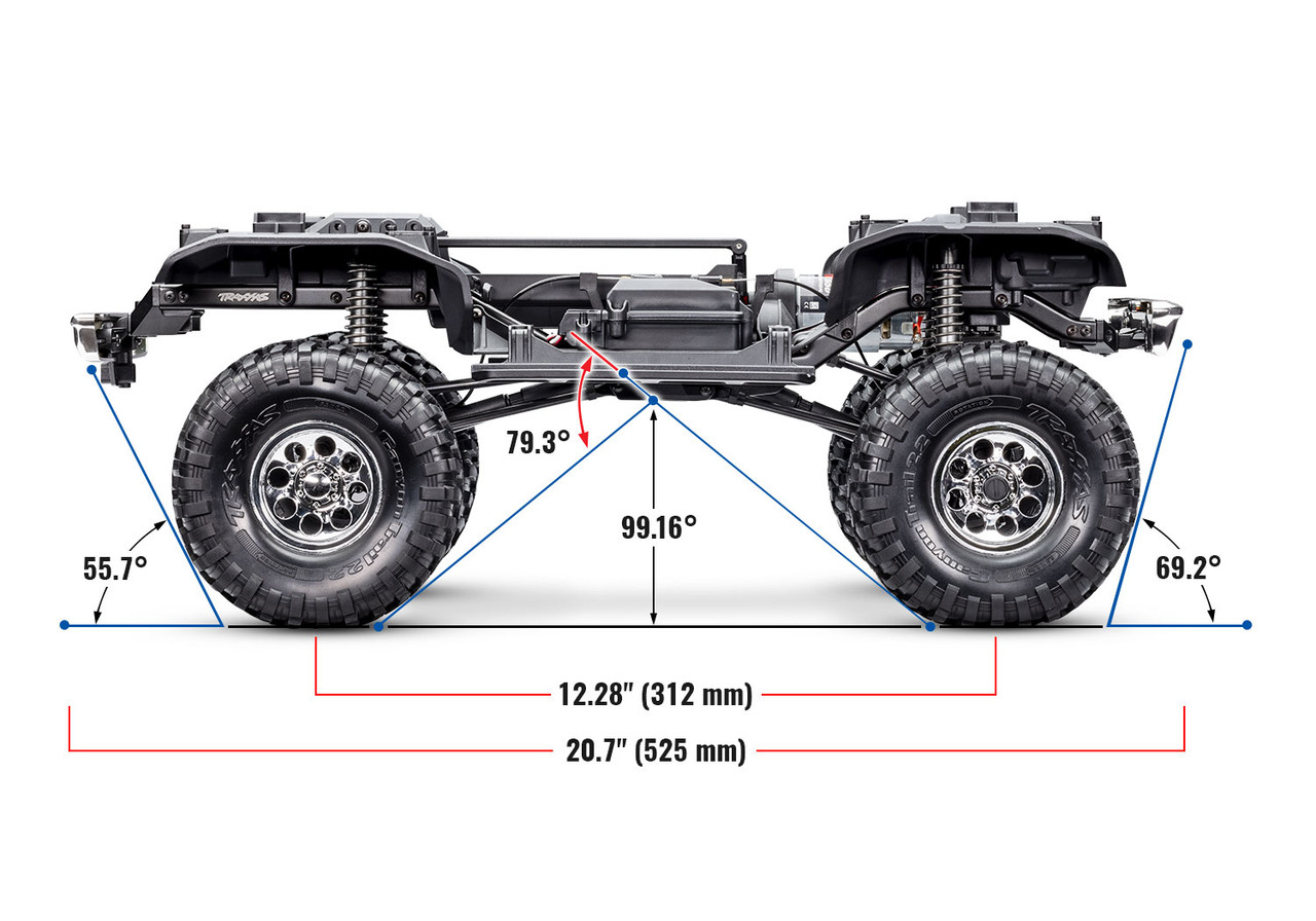 Traxxas TRX-4 Chevrolet K5 Blazer High Trail Edition Red - Small