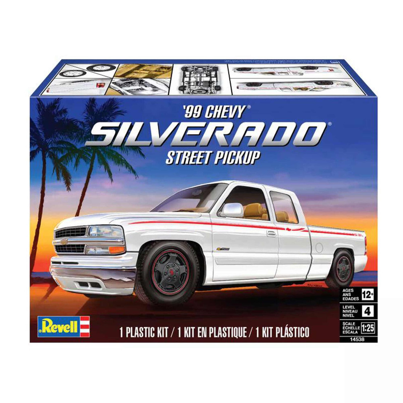 Revell 1/25 99 Chevy Silverado Street Pickup Model Kit