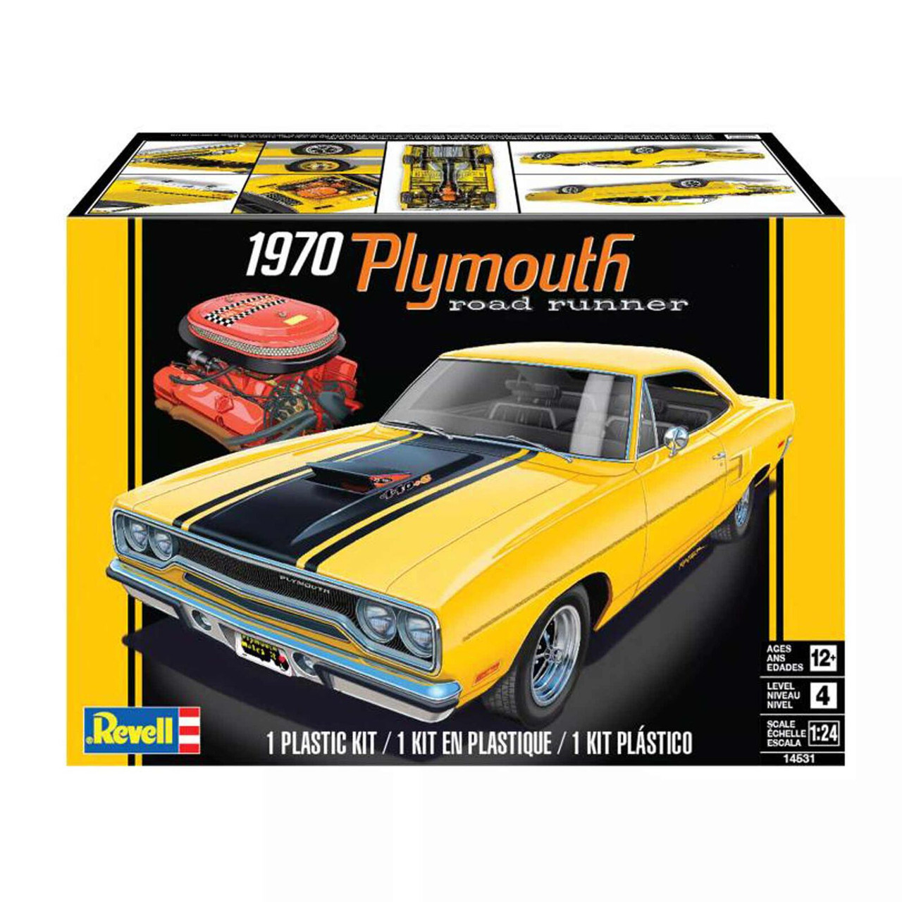 Revell 1/24 70 Plymouth Road Runner Model Kit - Small Addictions RC