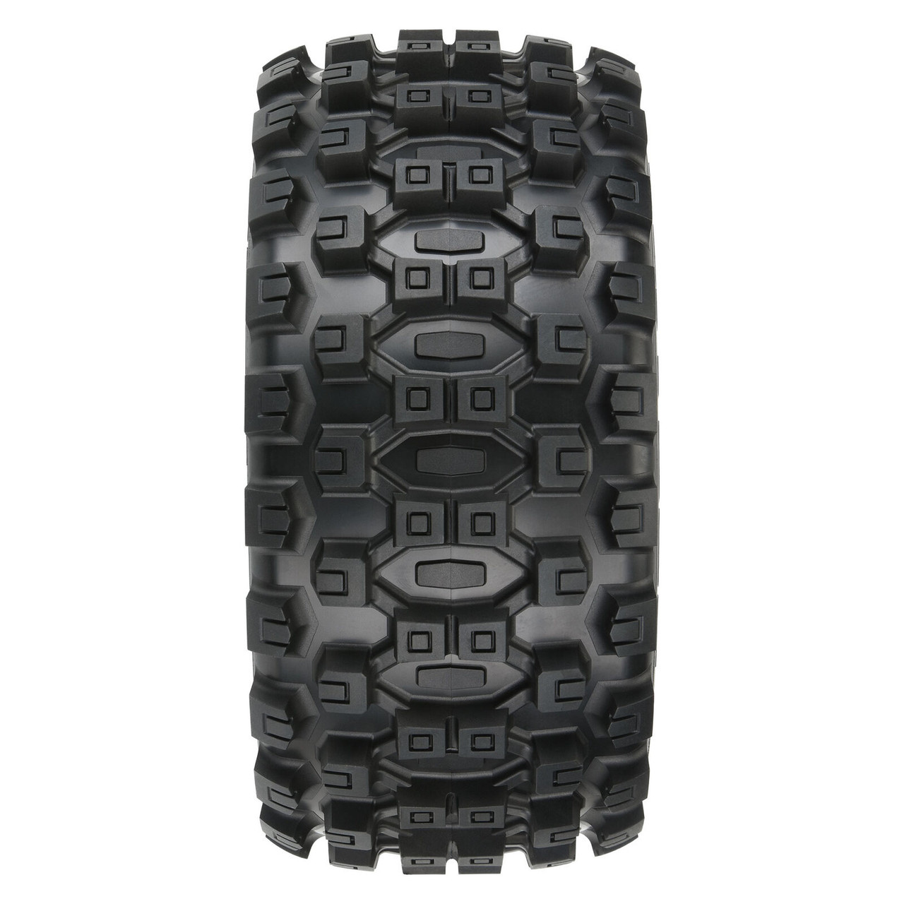 Proline 10198-11 Badlands MX57 Front/Rear 5.7” Tires Mounted on Raid 8x48 Removable 24mm Hex Wheels (2): Black