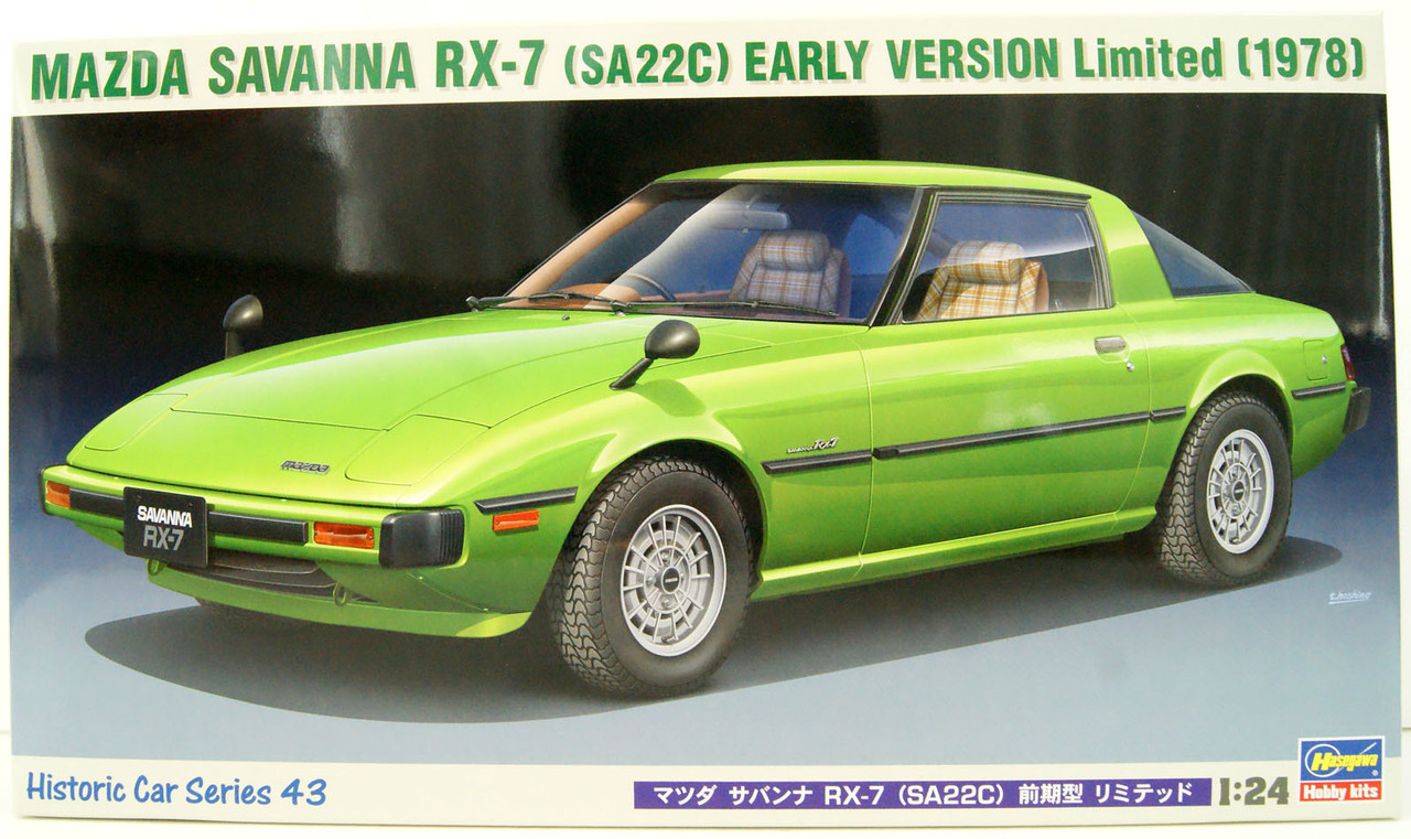 Hasegawa 1/24 Mazda Savanna RX-7 Model Kit - Small Addictions RC