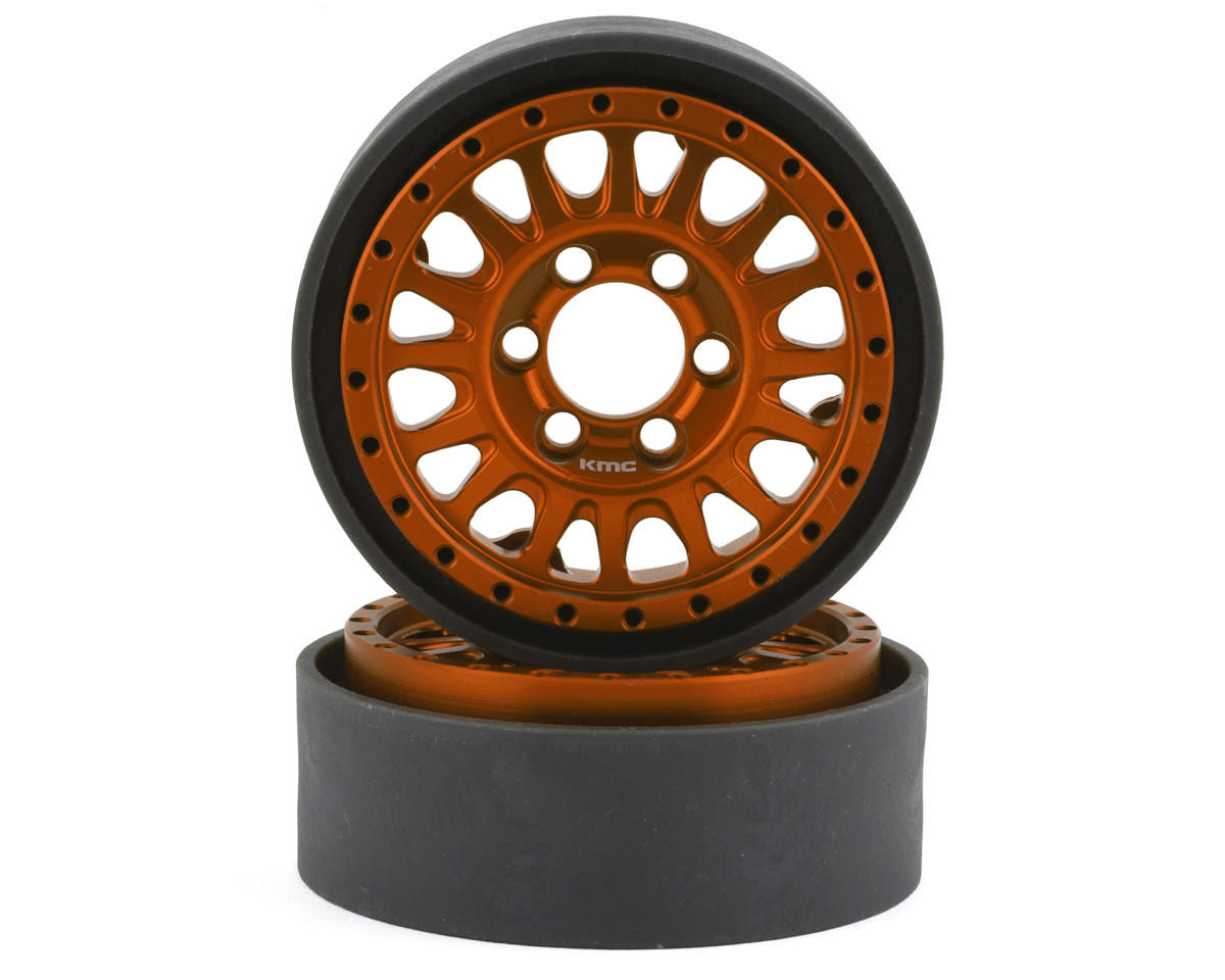 Vanquish KMC 1.9 KM445 Impact Orange Anodized Wheels - Small