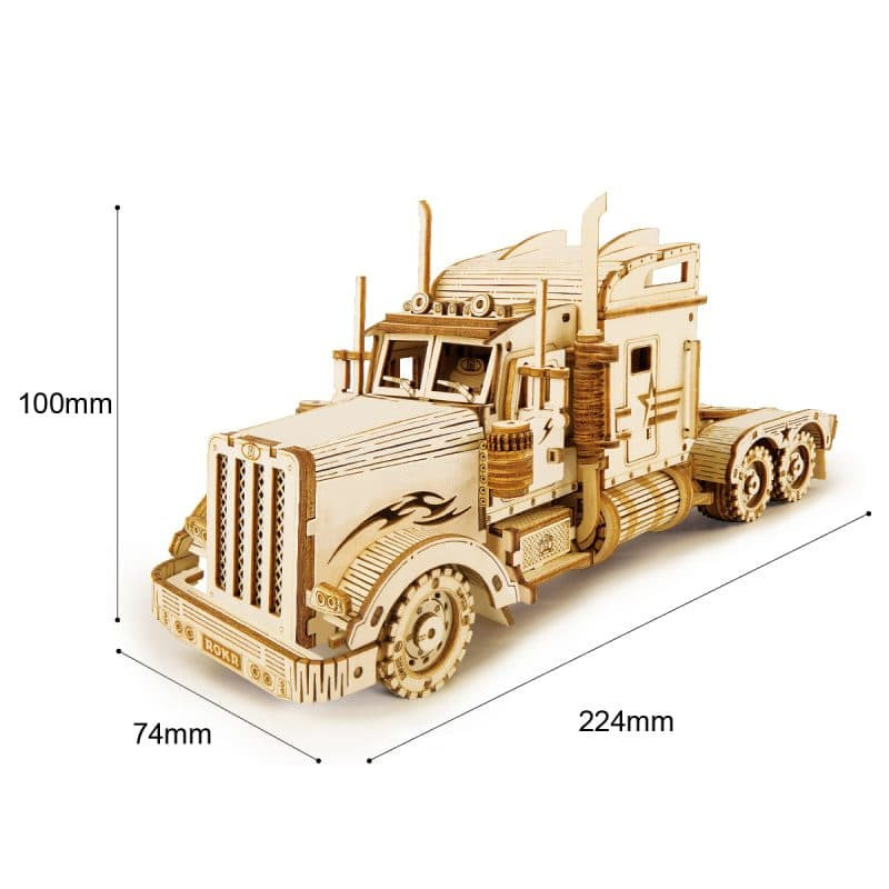 ROKR Scale Model Vehicles; Heavy Semi Truck MC502