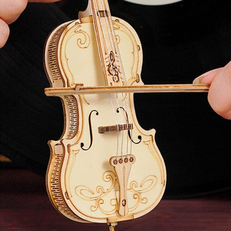 Rolife Cello 3D Wooden Puzzle TG411