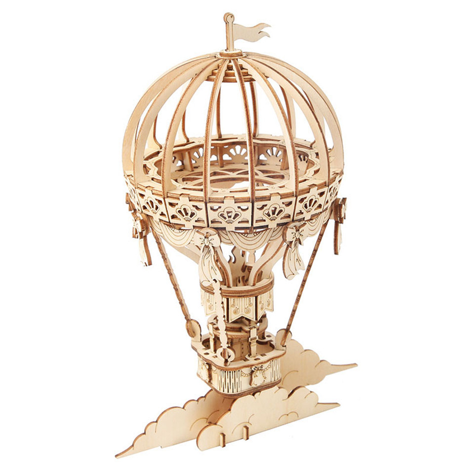 Rolife Hot Air Balloon 3D Wooden Puzzle TG406 - Small Addictions RC