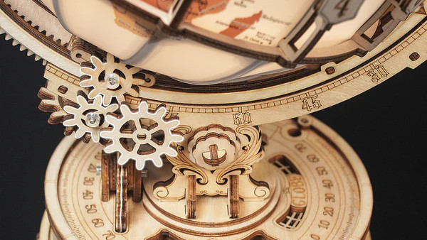 ROKR Luminous Globe 3D Wooden Puzzle ST003