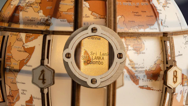 ROKR Luminous Globe 3D Wooden Puzzle ST003