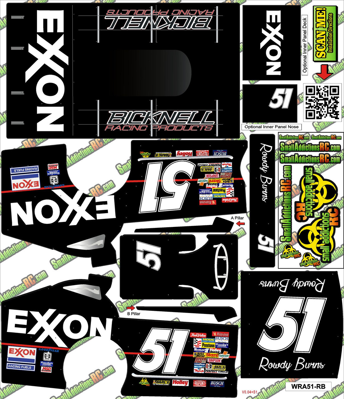 Wrap Addicts #51 Rowdy Burns MudBoss Wrap Exxon