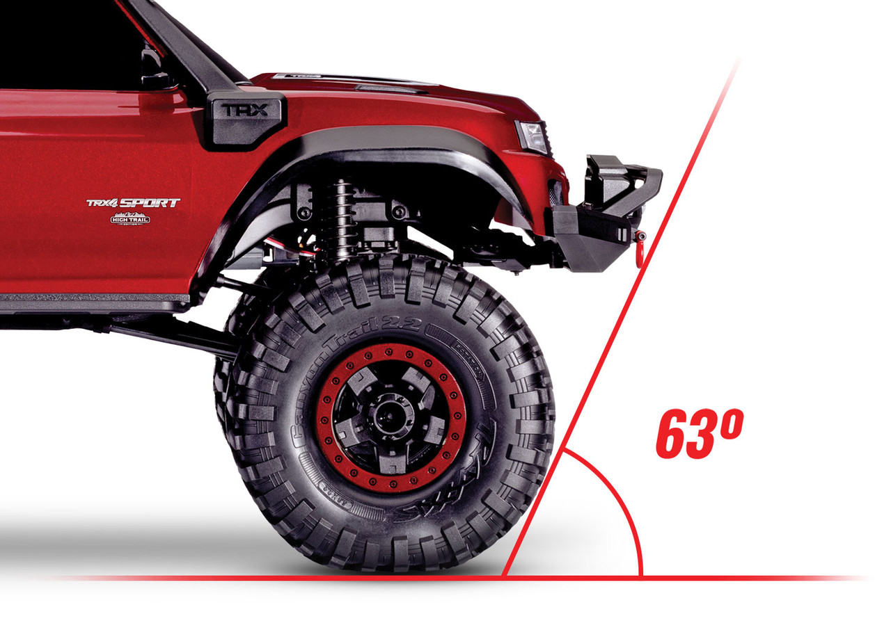Traxxas TRX-4 Sport High Trail Edition Red - Small Addictions RC