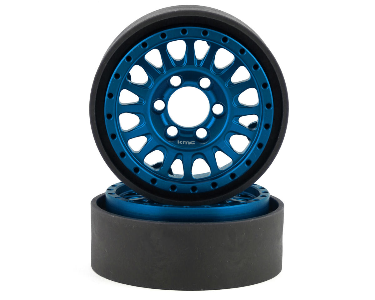 Vanquish KMC 1.9 KM445 Impact Blue Anodized Wheels - Small