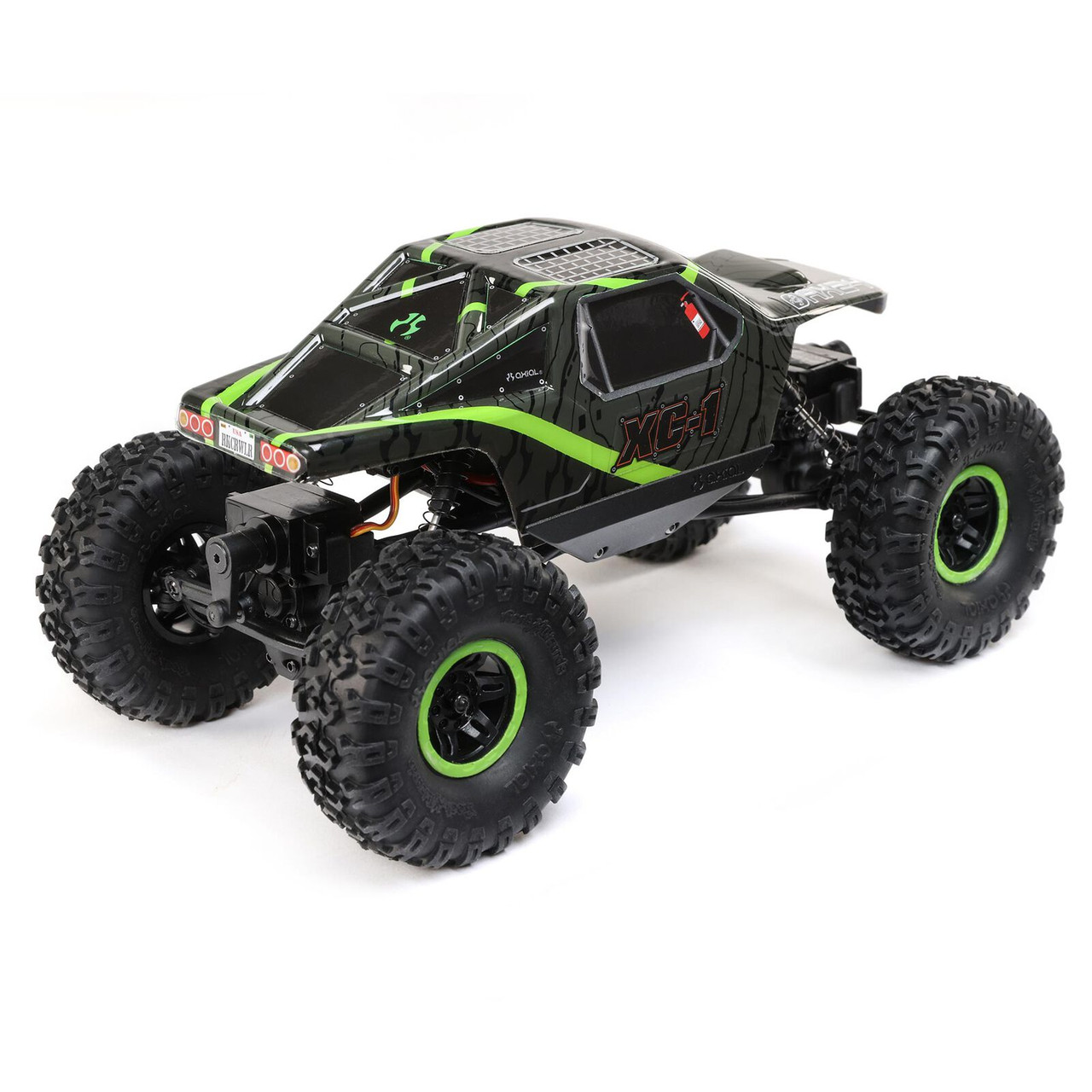 Axial AX24 XC-1 4WS Crawler Brushed RTR, Green - Small Addictions RC