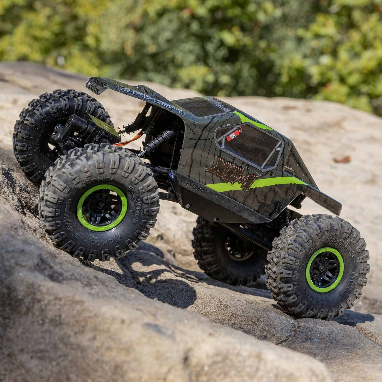 Axial AX24 XC-1 4WS Crawler Brushed RTR, Green