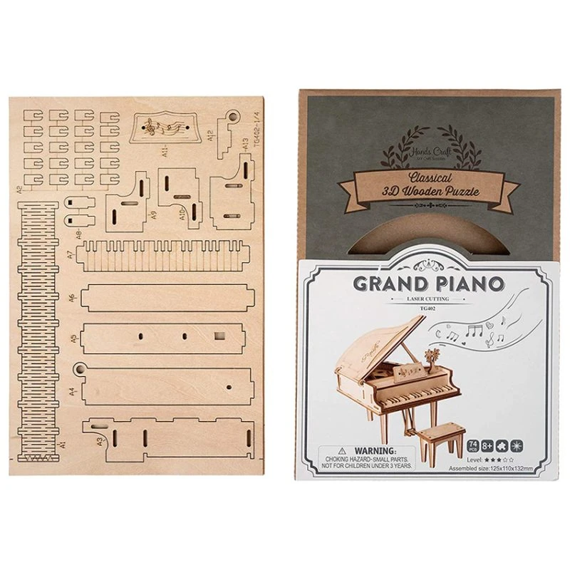 Rolife Grand Piano 3D Wooden Puzzle TG402