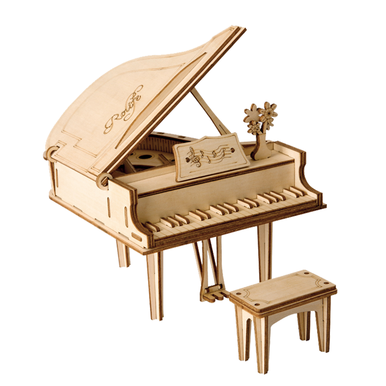 Rolife Grand Piano 3D Wooden Puzzle TG402
