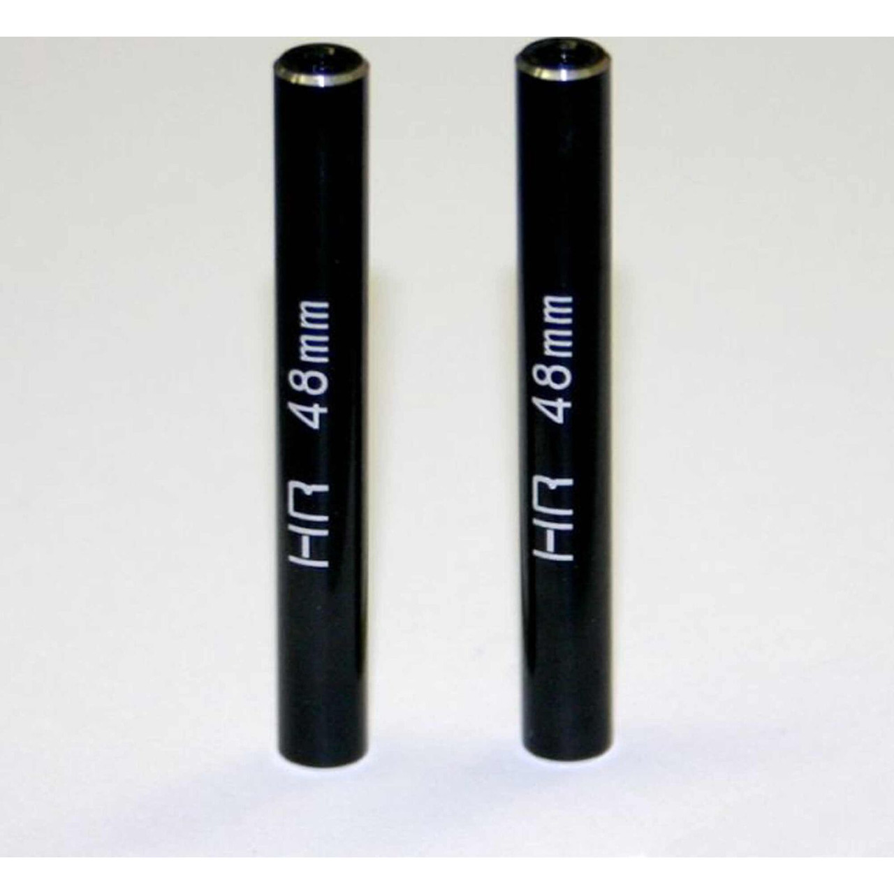 Hot Racing Aluminum Standoff Post Link 6x48mm w/ M3 Threads, Black, 2pcs