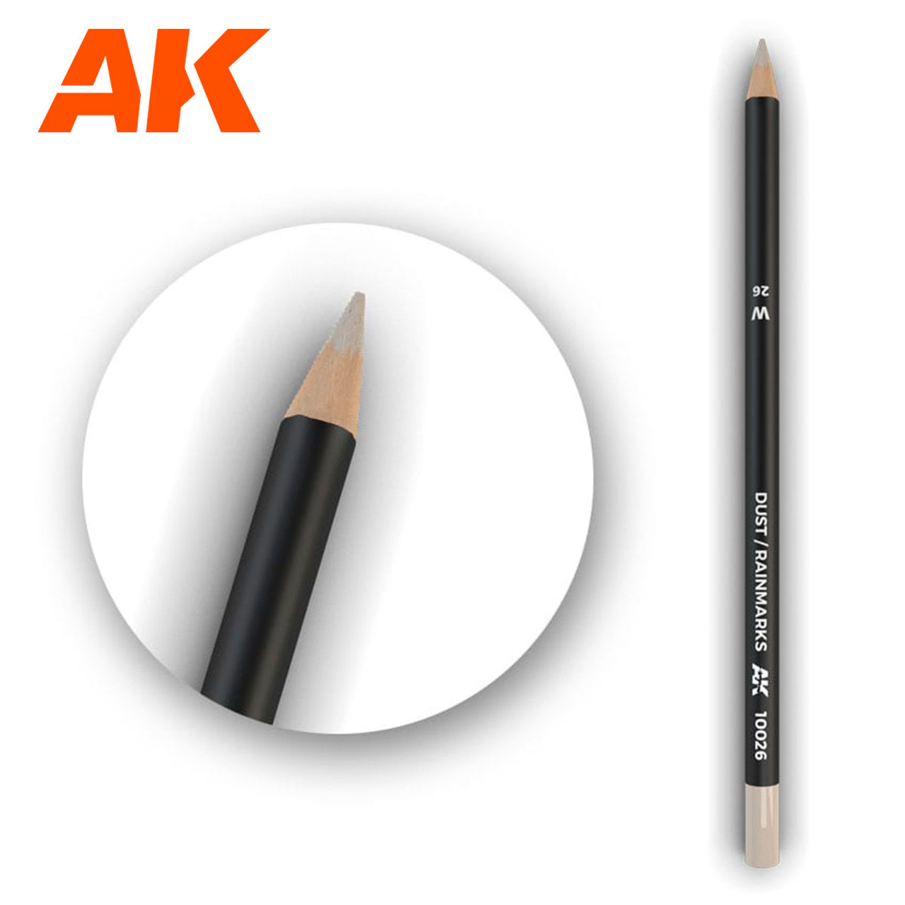 AK Interactive Weathering Pencil-Dust/Rainmarks