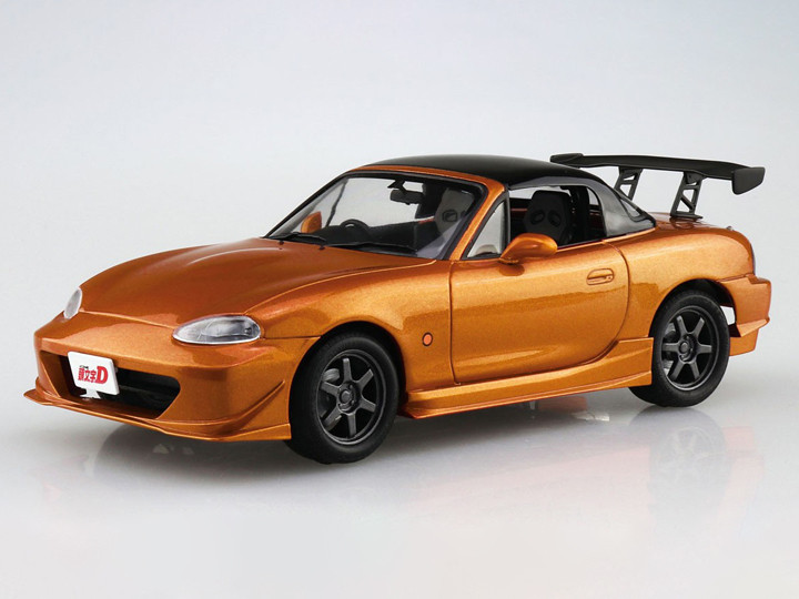 Aoshima 1/24 Initial D Omiya Satoshi NB8C Roadster - Small