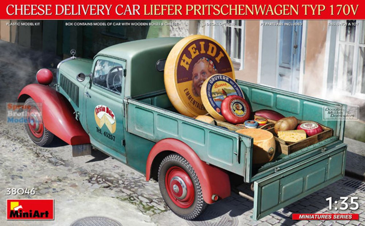 MiniArt 1/35 Cheese Delivery Car Liefer Pritschenwagen Typ 170V
