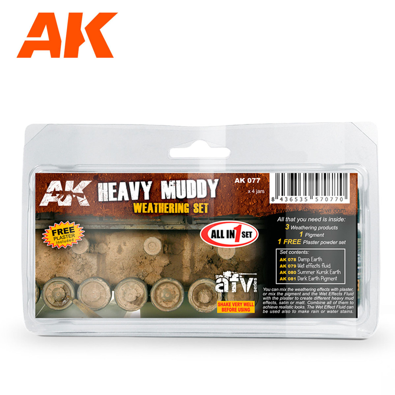 AK Interactive Heavy Muddy Set