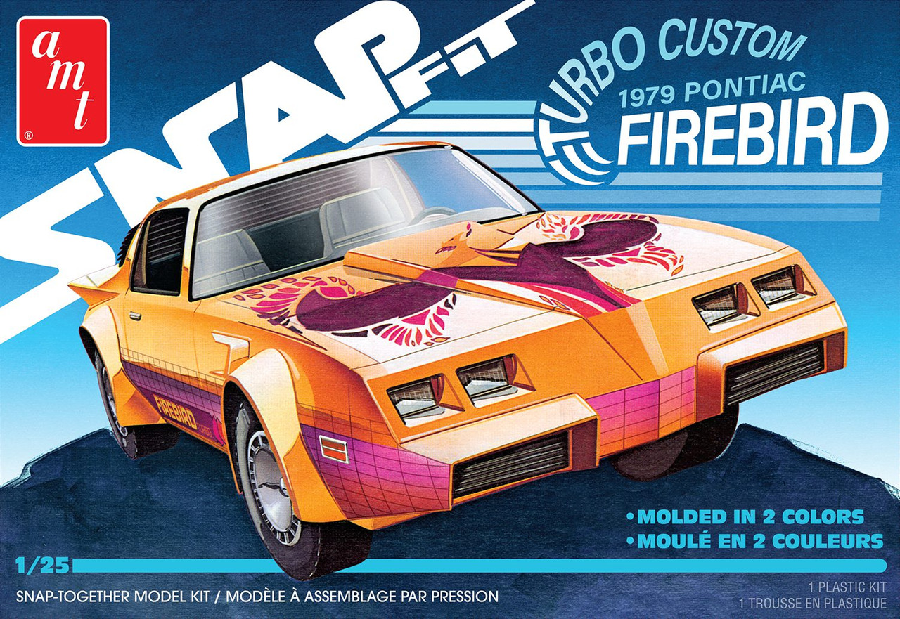 AMT 1979 Pontiac Firebird Turbo Custom (Snap) 1/25 Model Kit