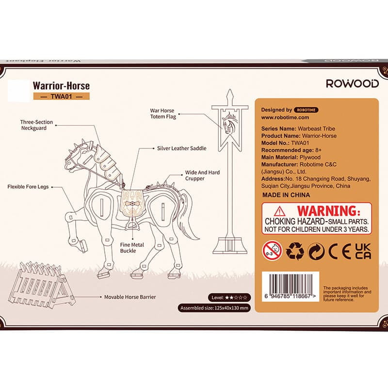 ROKR ROWOOD Warrior-Horse TWA01
