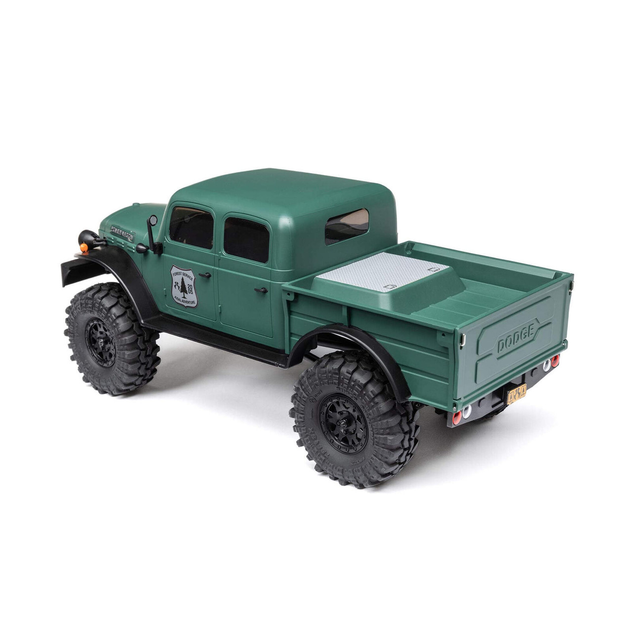 Axial 1/24 SCX24 Dodge Power Wagon 4WD Rock Crawler Brushed RTR, Green