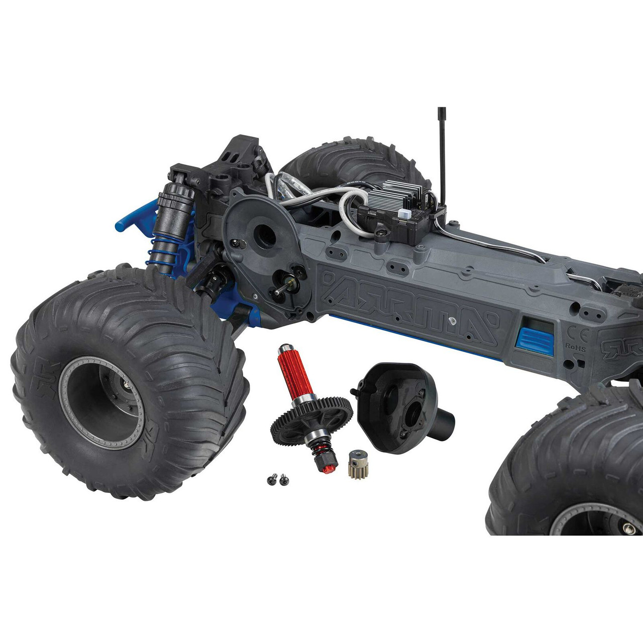 Arrma 1/10 GORGON 4X2 MEGA 550 Brushed Monster Truck RTR with