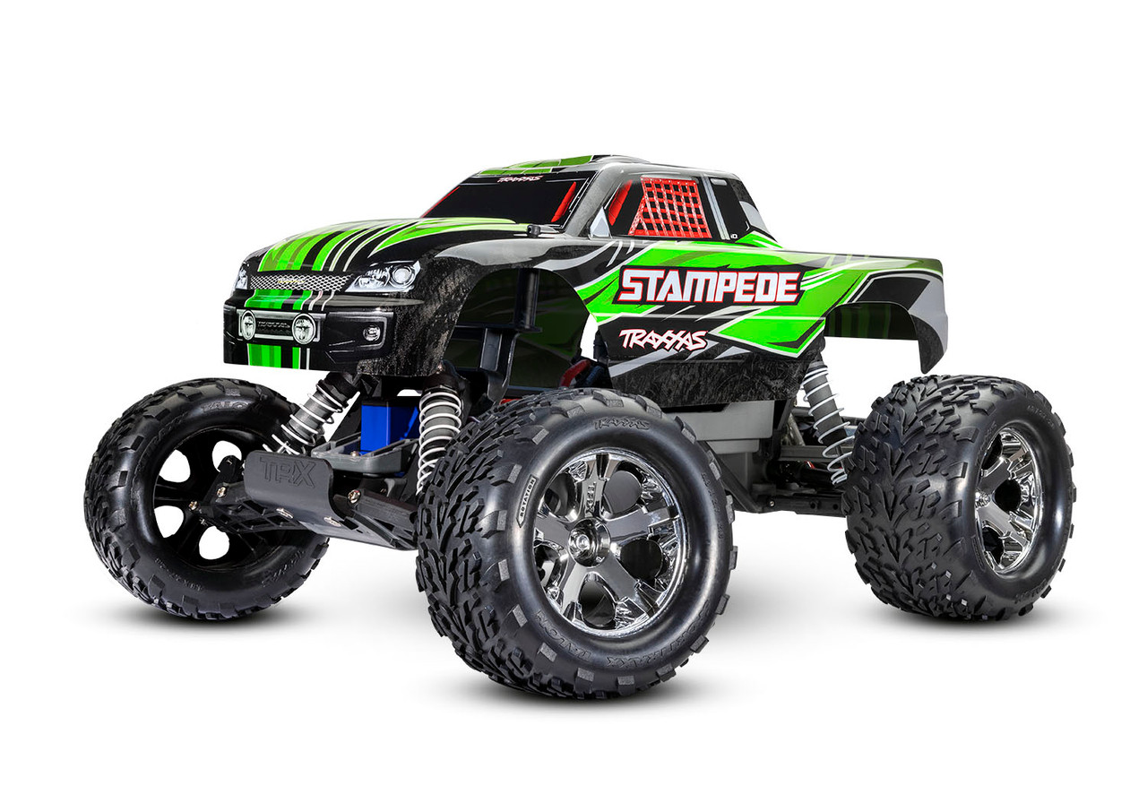 Traxxas Stampede: 1/10 Scale Monster Truck w/USB-C, Green