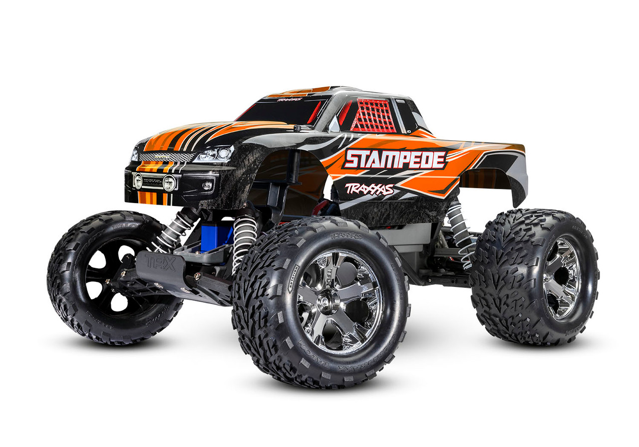 Traxxas Stampede: 1/10 Scale Monster Truck w/USB-C, Orange