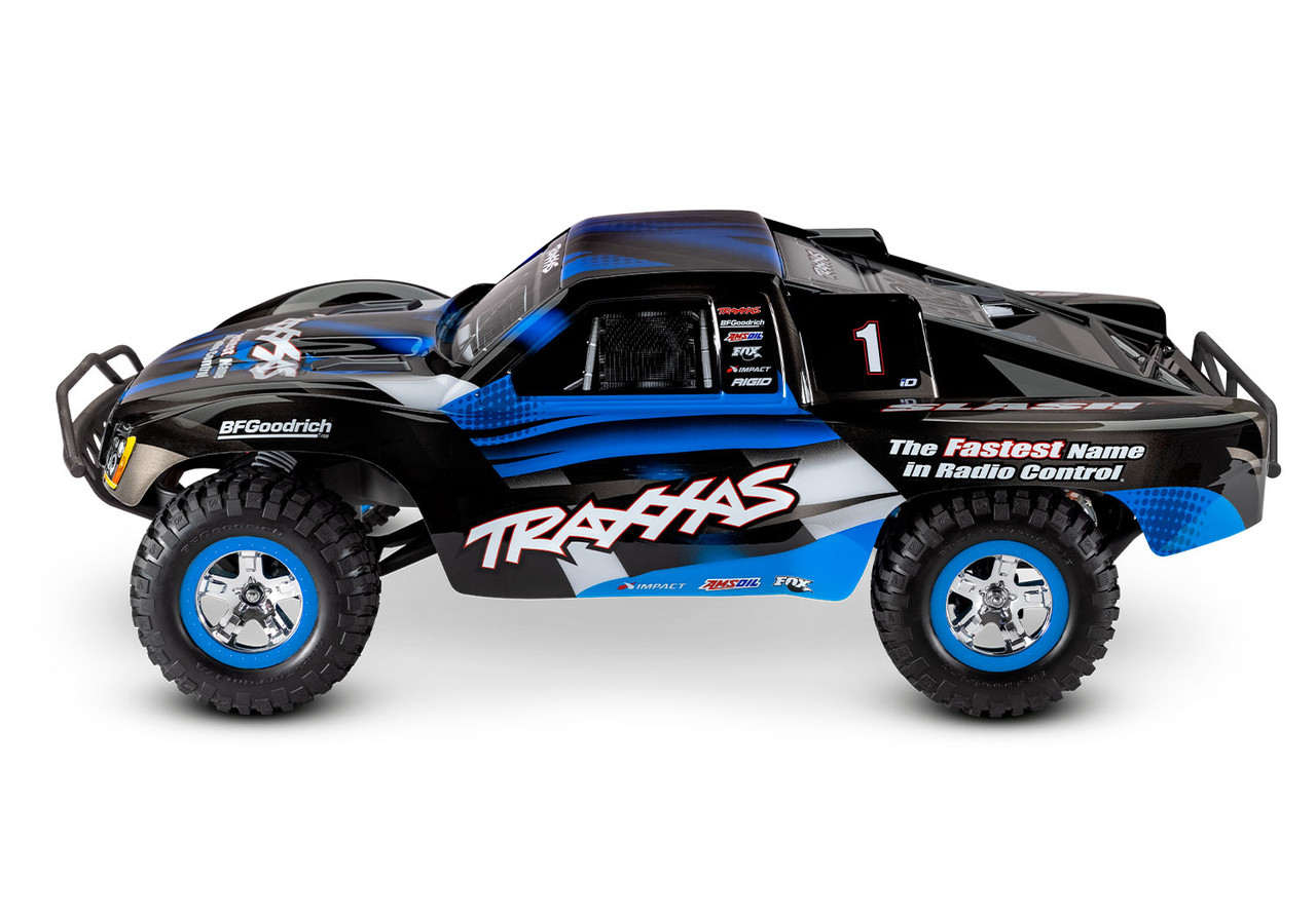 Traxxas Slash: 1/10 Scale 2WD Short Course Truck w/USB-C, Blue