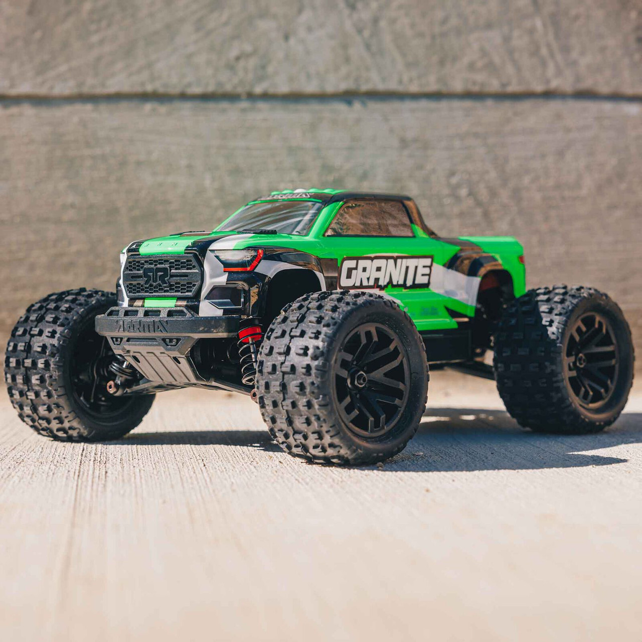 Arrma 1/18 GRANITE GROM MEGA 380 Brushed 4X4 Monster Truck RTR with Battery  & Charger, Green - Small Addictions RC