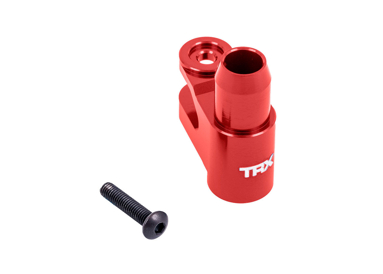 Traxxas 7747-RED Servo horn, steering, 6061-T6 aluminum (red-anodized)
