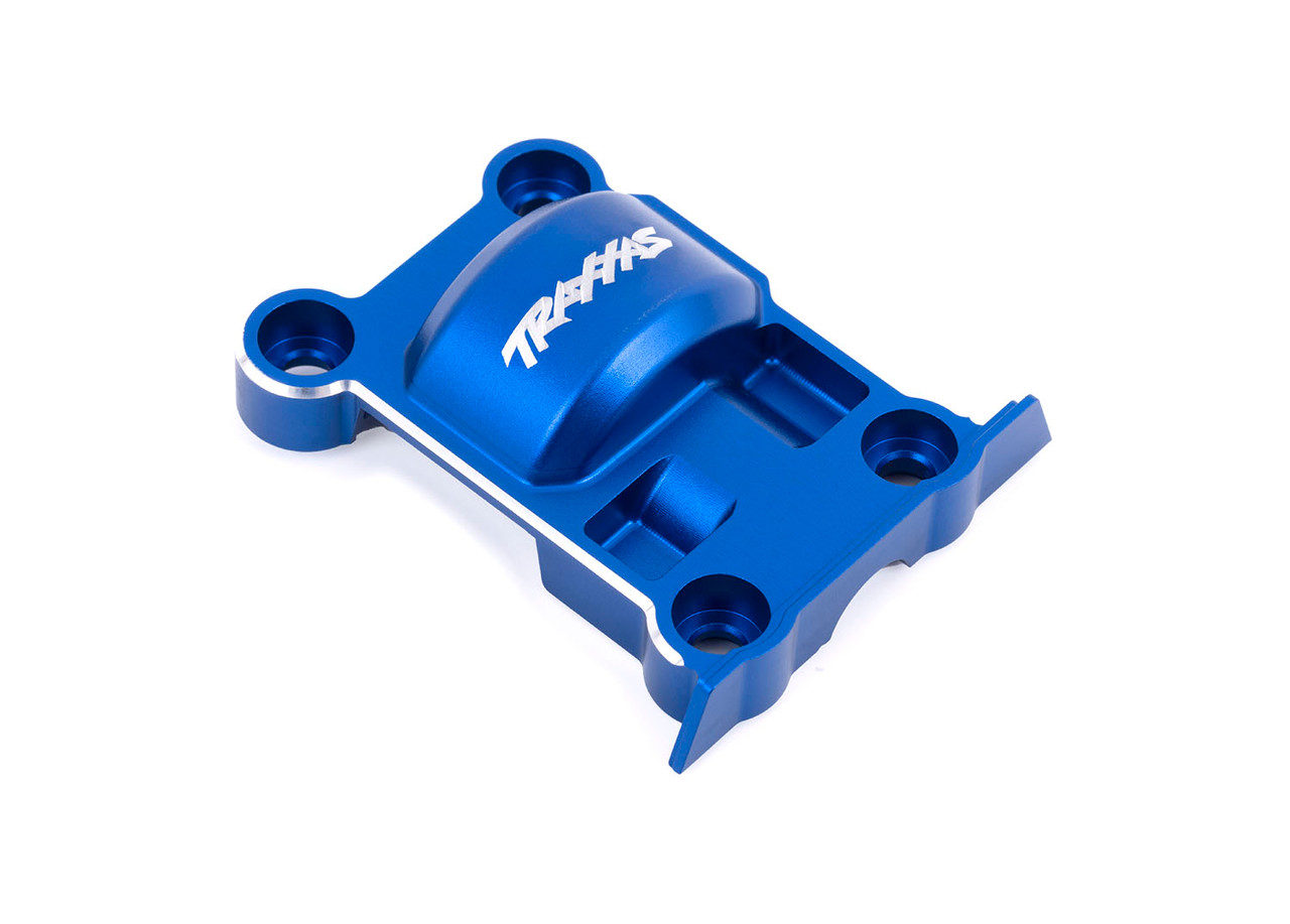 Traxxas 7787-BLUE Cover, gear (blue-anodized 6061-T6 aluminum)