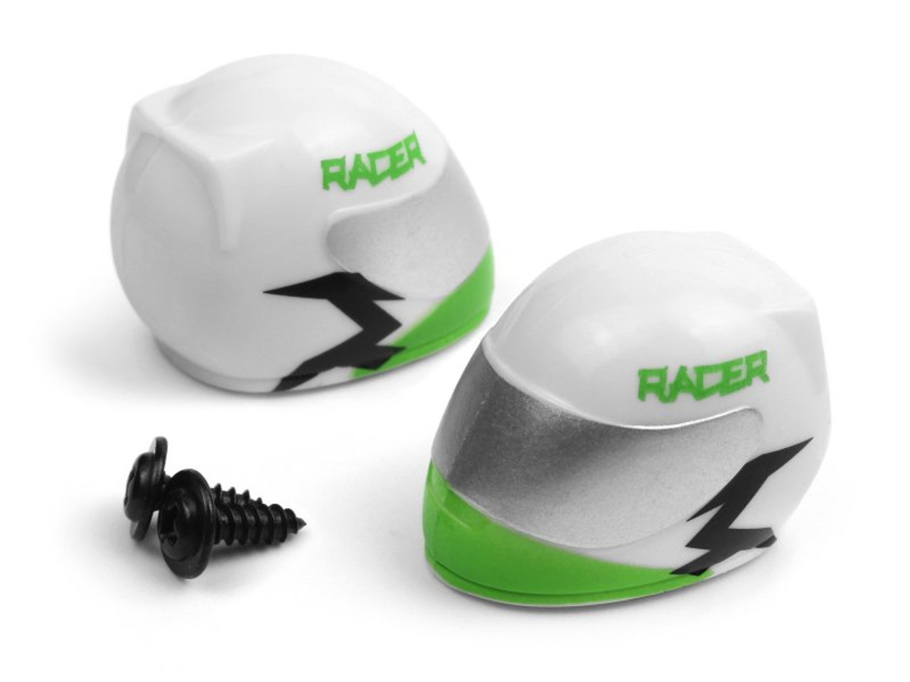 BlackZon Driver Helmet (Green/2pcs), Smyter