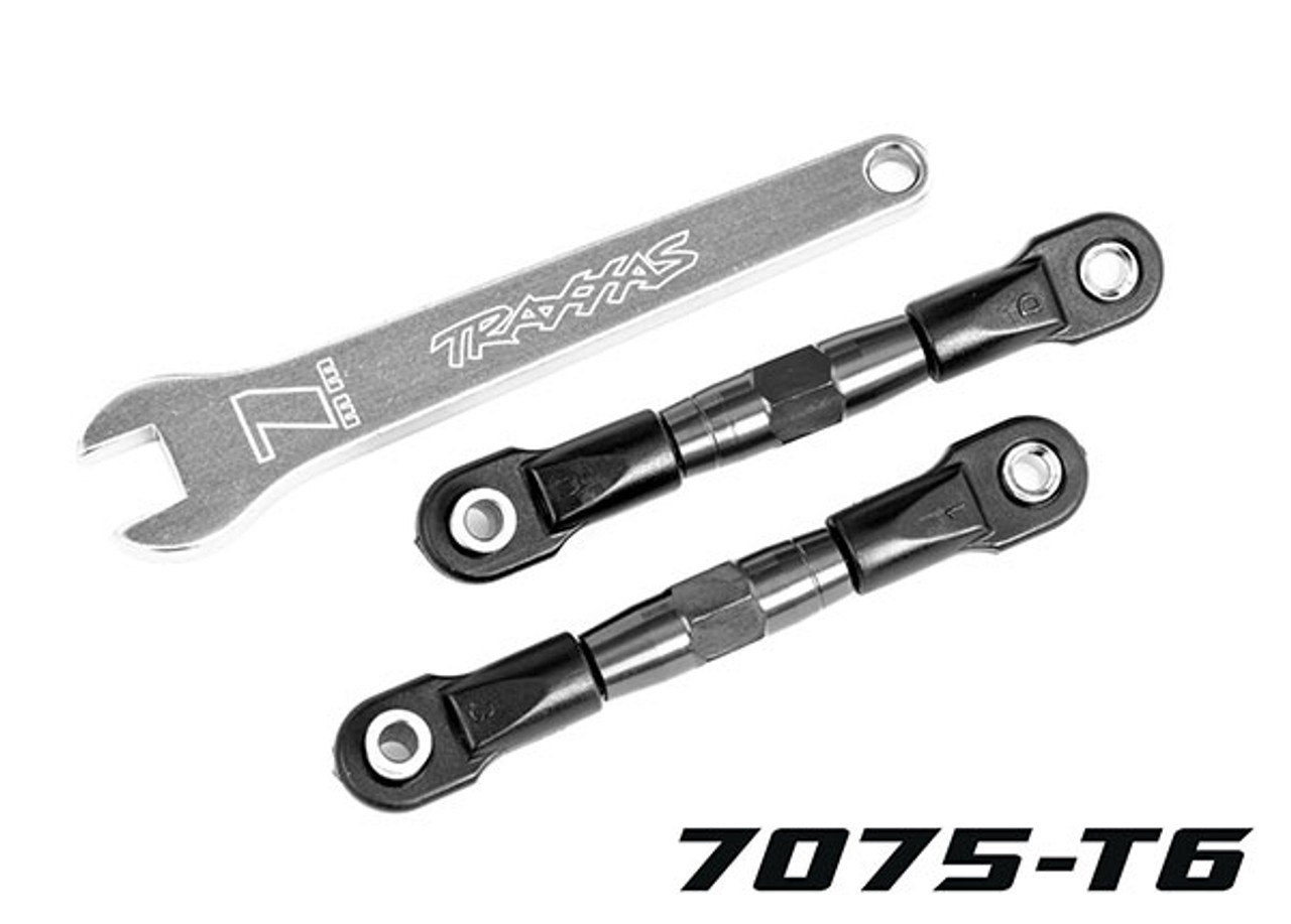 Traxxas 2443A Camber links, rear (TUBES charcoal gray-anodized)