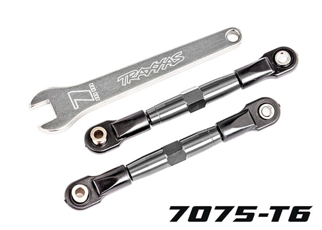 Traxxas 2444A Camber links, front (TUBES charcoal gray-anodized)