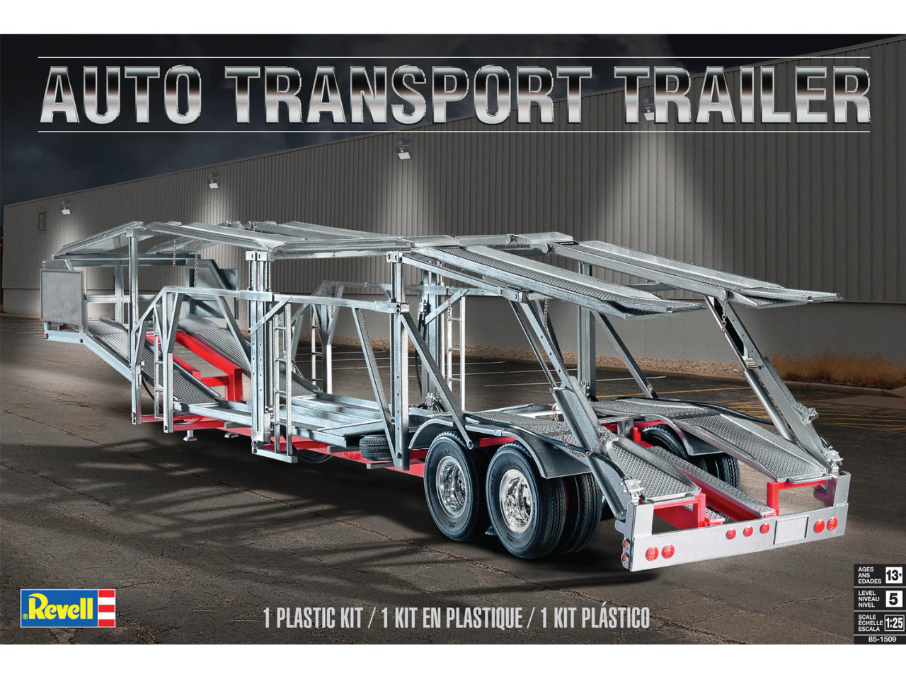 Revell 851509 1/25 Auto Transport Trailer Model Kit