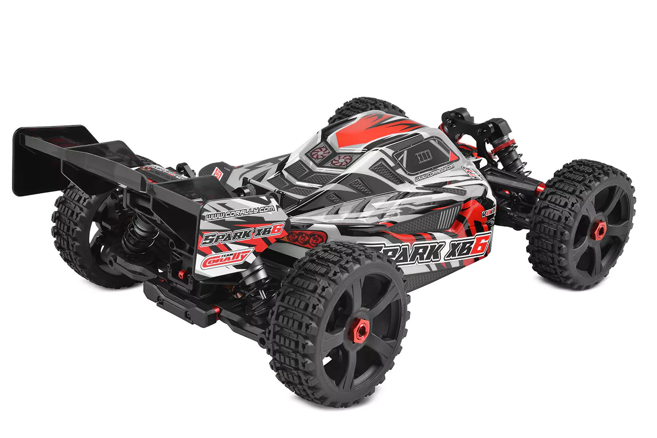 Team Corally Spark XB6 1/8 6S Basher Buggy, ROLLER, Red