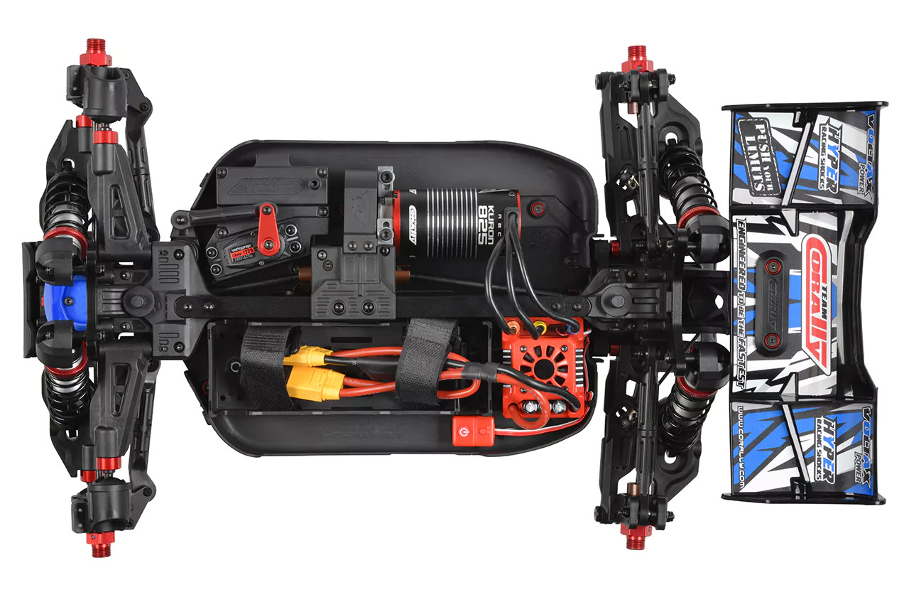 Team Corally Spark XB6 1/8 6S Basher Buggy, RTR, Blue - Small