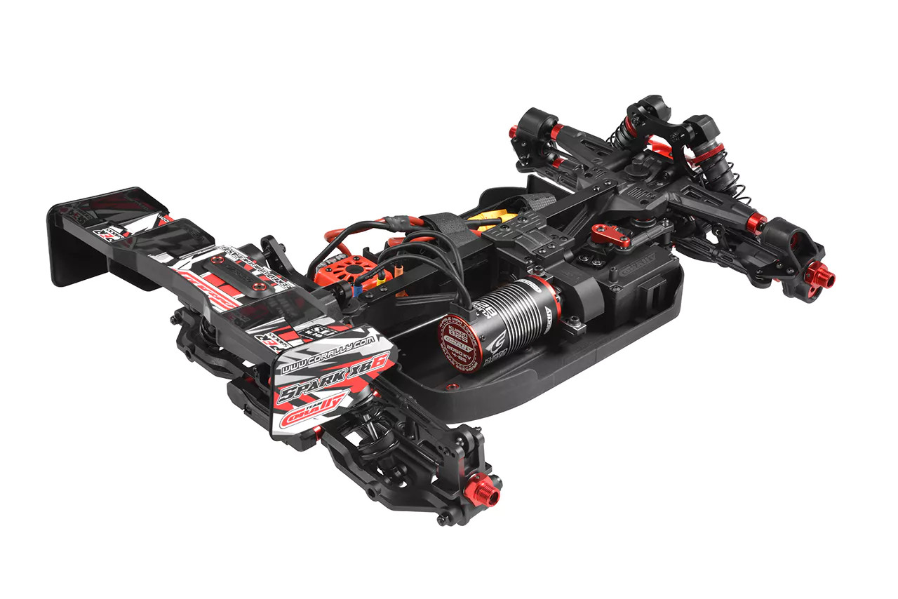 Team Corally Spark XB6 1/8 6S Basher Buggy, RTR, Red - Small