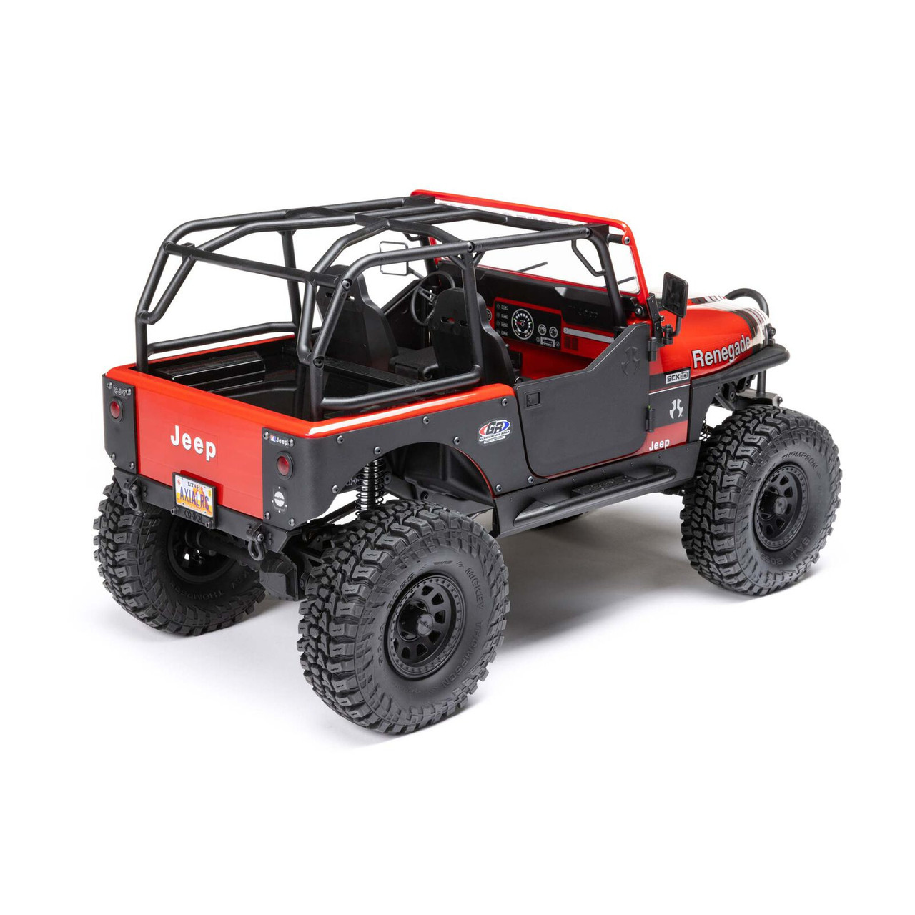Axial SCX10 III Jeep CJ-7 4WD Brushed RTR, Red - Small