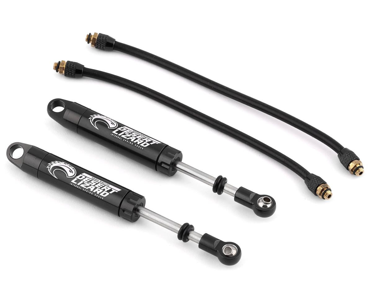 Yeah Racing Desert Lizard Piggyback Shocks w/Reservoir (Black) (2