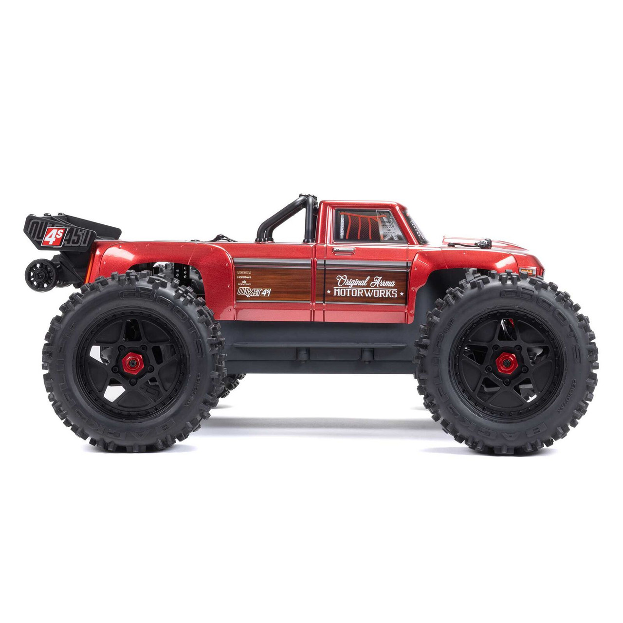 Arrma OUTCAST 4X4 4S V2 BLX Stunt Truck RTR, Red