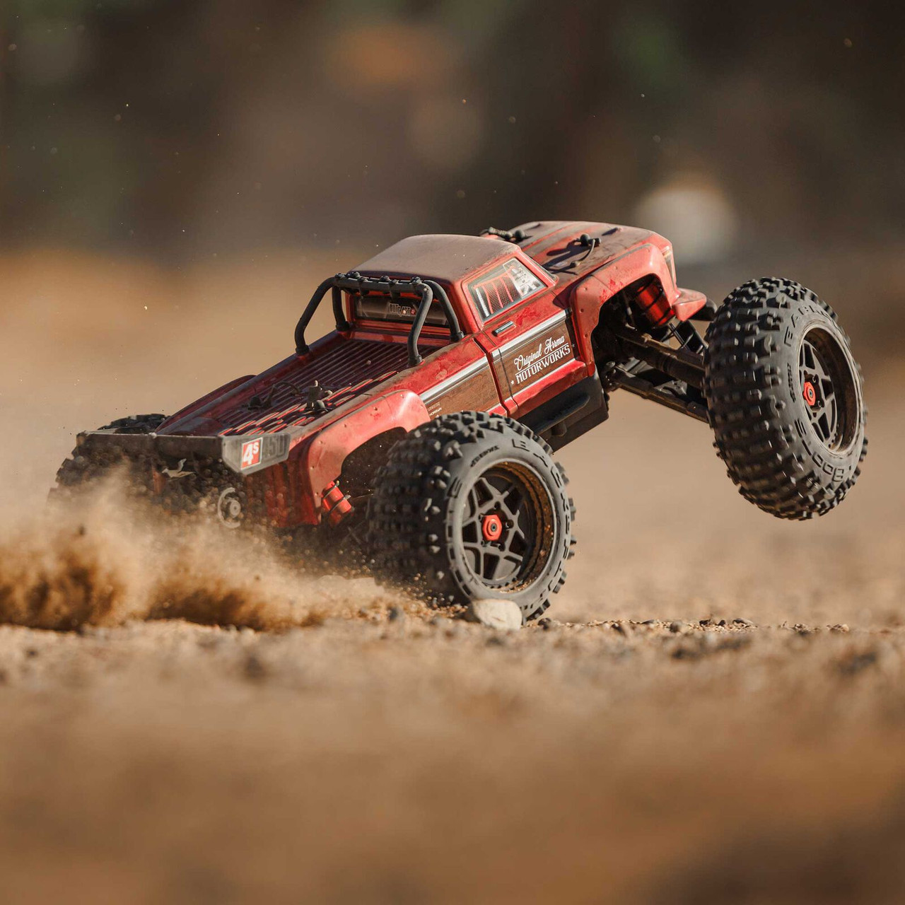 Arrma OUTCAST 4X4 4S V2 BLX Stunt Truck RTR, Red - Small