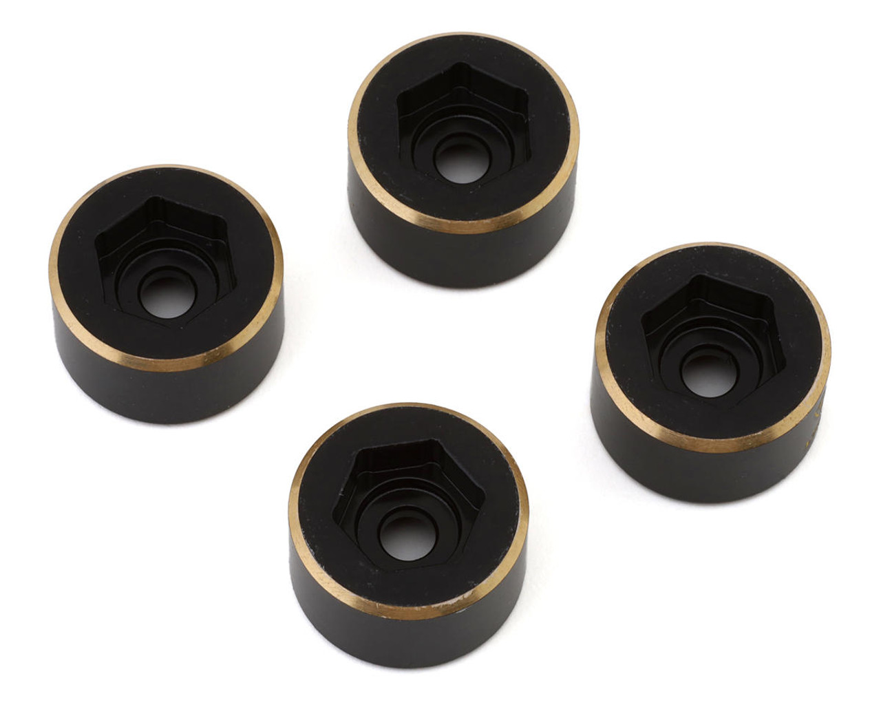 Treal Hobby 1.9" Brass Bead-Lock Wide Wheel Hub Weights (18mm) (40.5g)