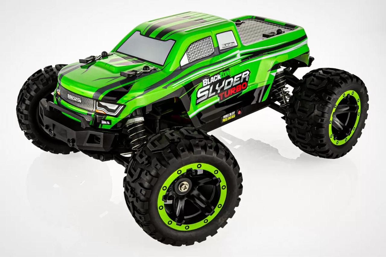 BlackZon Slyder MT Turbo 1/16 4WD RTR 2S Brushless - Green