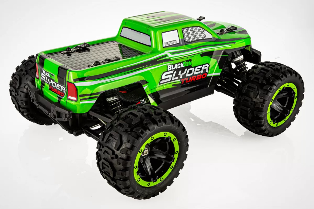 BlackZon Slyder MT Turbo 1/16 4WD RTR 2S Brushless - Green