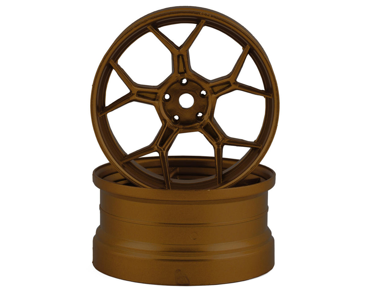 DS Racing Feathery Split Spoke Drift Rim (Bronze) (2) (6mm Offset)