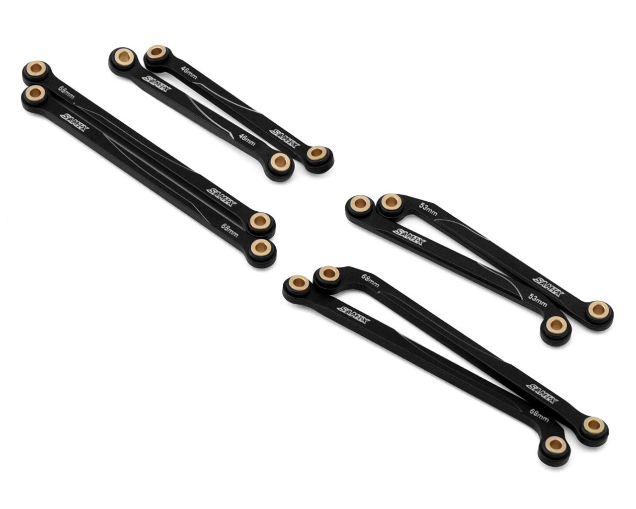 Samix TRX-4M Aluminum High Clearance Link Set (Black) 